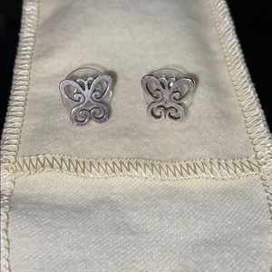 James Avery Butterfly Earrings